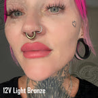 Handmade thick titanium hinged segment clicker hoop - Anodised Colour Finish - large gauge septum nose ring ear piercing (1pc)