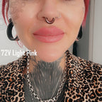 Handmade thick titanium hinged segment clicker hoop - Anodised Colour Finish - large gauge septum nose ring ear piercing (1pc)